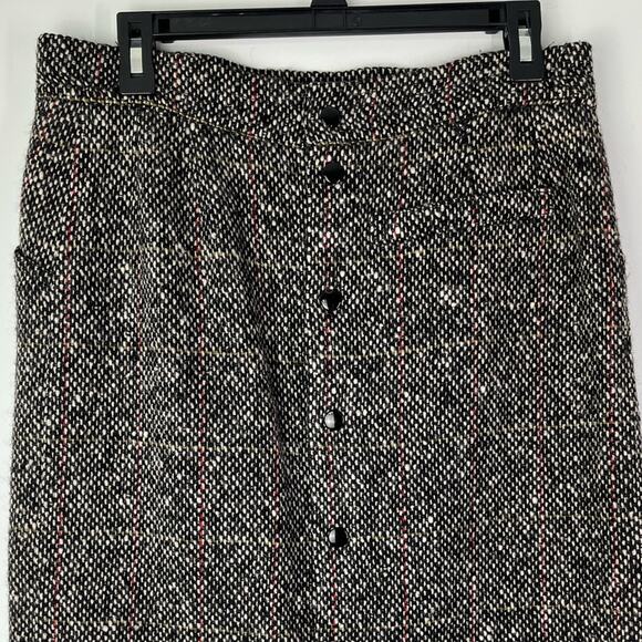 Vintage Krizia Tweed 100% Wool Short Work/Office Skirt Made in Italy - Picture 5 of 14